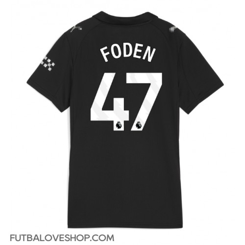 Dres Manchester City Phil Foden #47 Preč pre Ženy 2025-26 Krátky Rukáv
